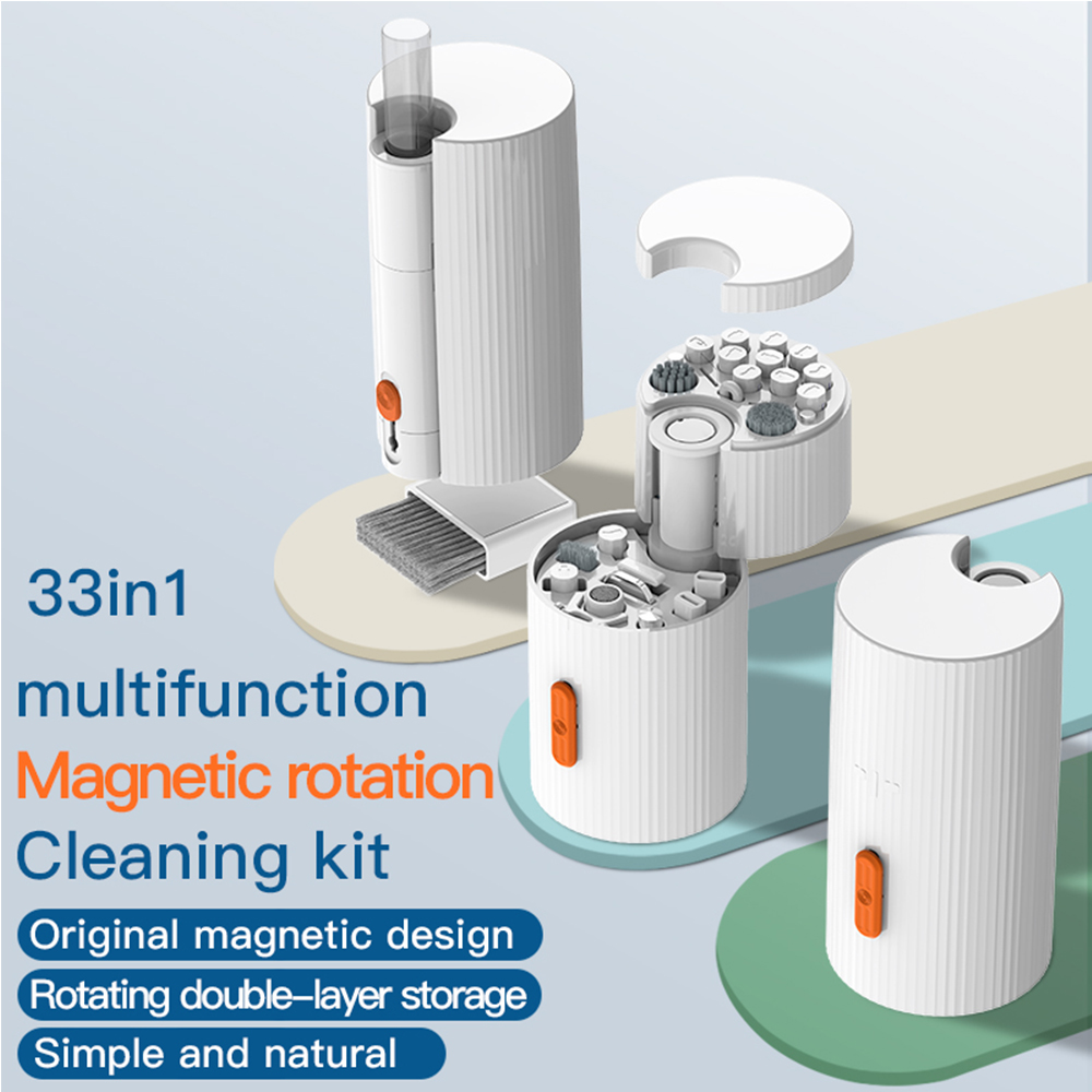 Laptop Accessories Cleaning Kit - طقم تنظيف إلكتروني مغناطيسي دوار 33