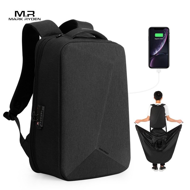 Laptop Backpack Anti Theft - حقيبة ظهر رجالية من مارك رايدن