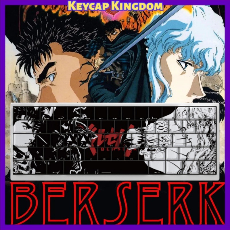 Laptop Accessories For Gaming - أغطية مفاتيح بتصميم BERSERK للوحة المفاتيح