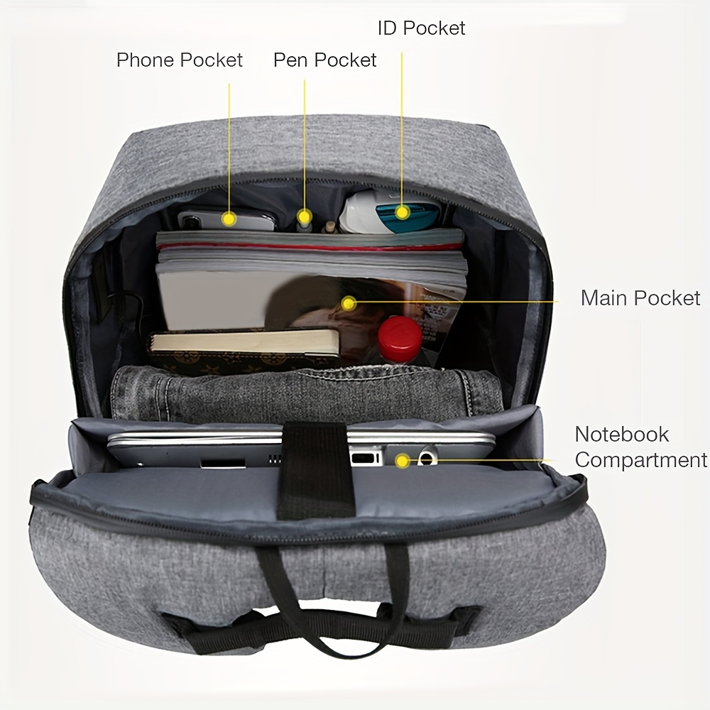 حقيبة ظهر للكمبيوتر المحمول لل - مراجعة Laptop Backpack Anti Theft وسعره