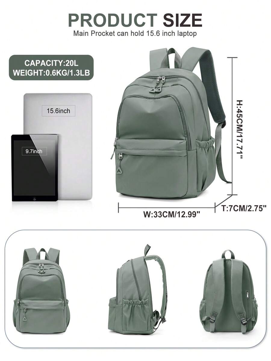 حقيبة ظهر نسائية كبيرة السعة ل - مراجعة Laptop Backpack Anti Theft وسعره