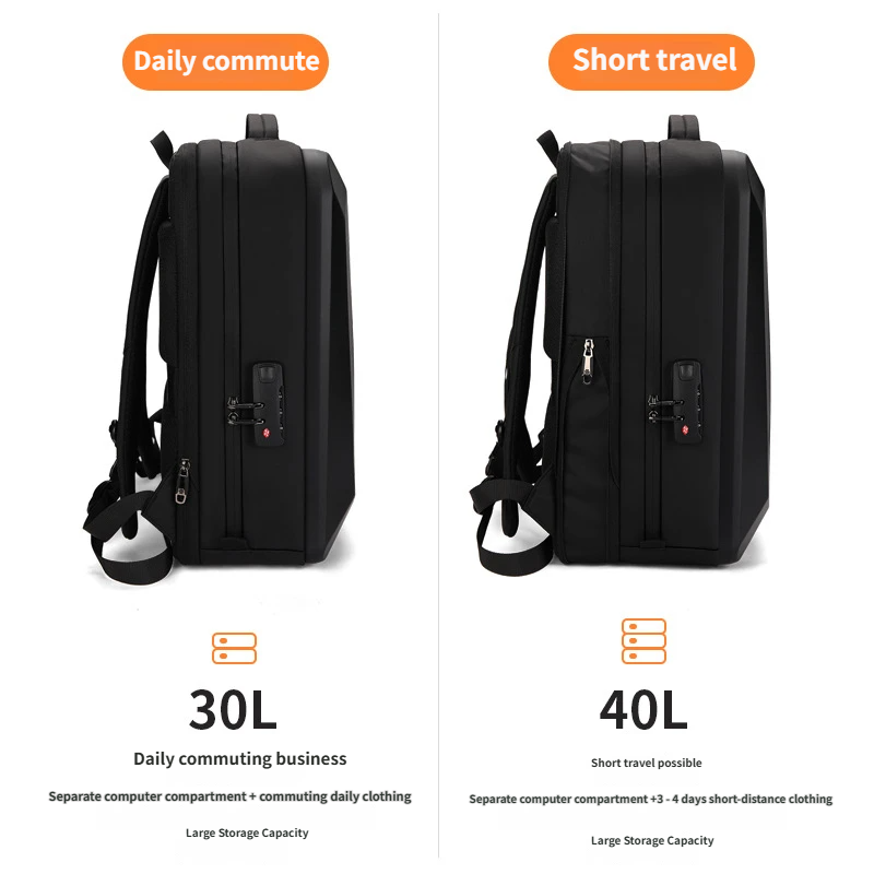 حقيبة ظهر صلبة قابلة للتوسيع ل - مراجعة Laptop Backpack Anti Theft وسعره