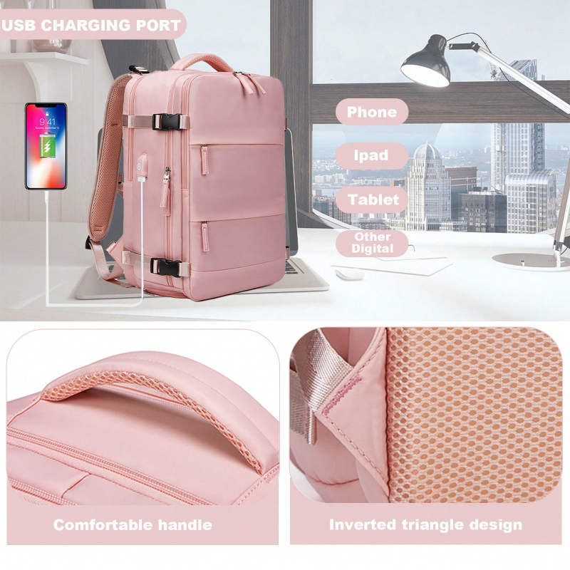 حقيبة ظهر للسفر مضادة للسرقة ل - مراجعة Laptop Backpack Anti Theft وسعره