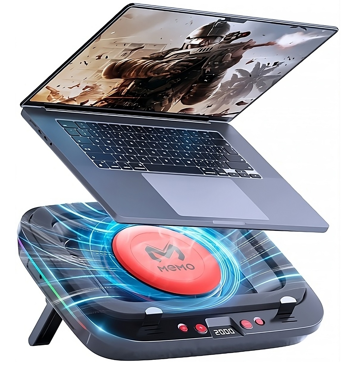 مبرد كمبيوتر محمول مذكرة مع شا - مراجعة Laptop Cooling Pad وسعره