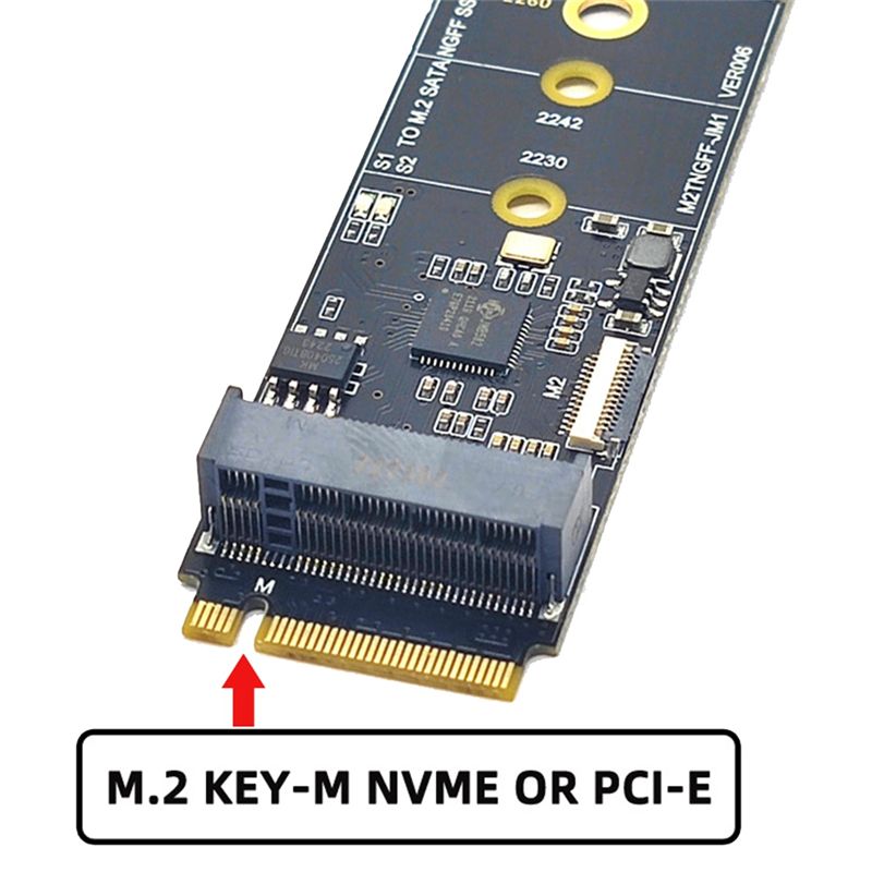 بطاقة توسعة SWXF M2 KEY-M NVME - مراجعة External Nvme Ssd وسعره
