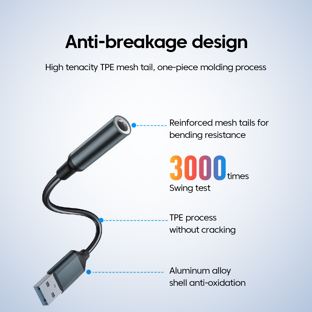 محول صوت USB إلى جاك 3.5 ملم،  - مراجعة Laptop Accessories Headphones وسعره