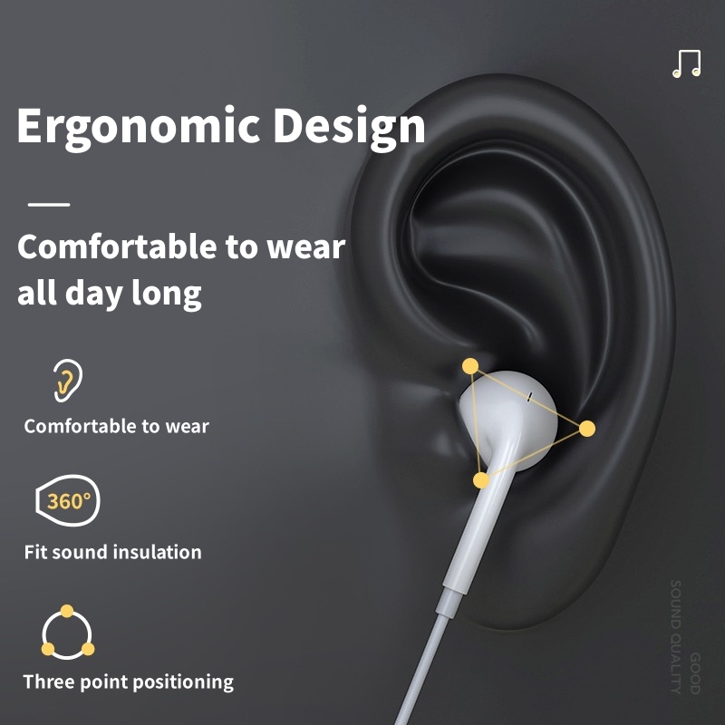 TypeC سماعة رأس سلكية للهاتف ا - مراجعة Laptop Accessories Headphones وسعره