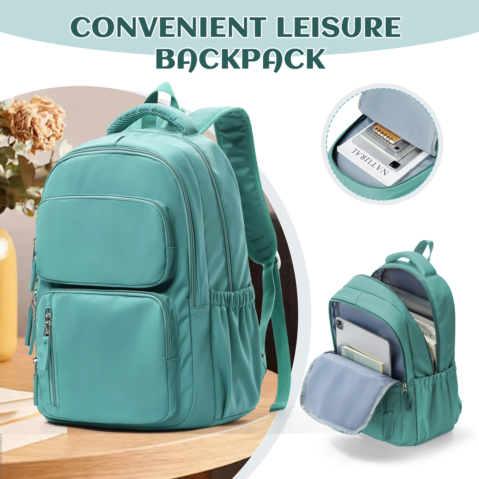 حقيبة ظهر للكمبيوتر المحمول مض - مراجعة Laptop Backpack Anti Theft وسعره